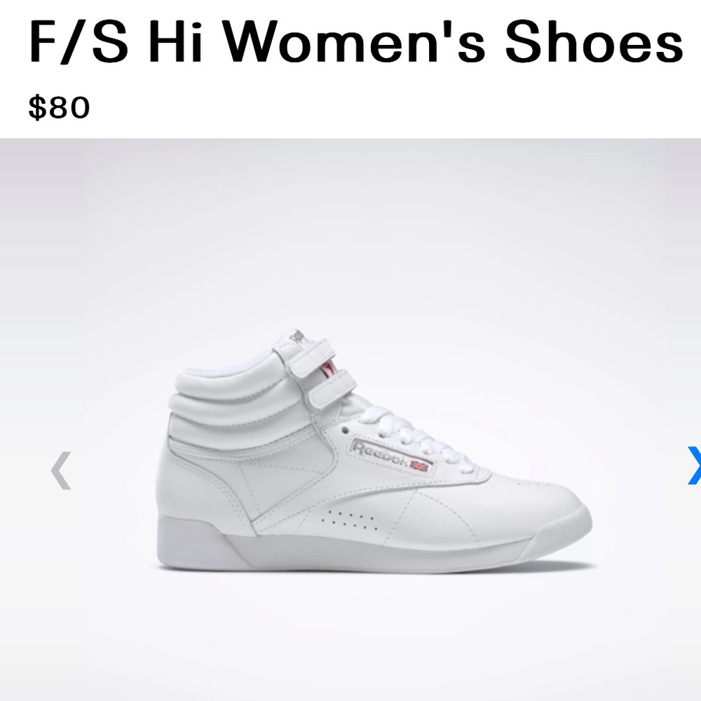 Reebok women’s size 7 White brand new in box